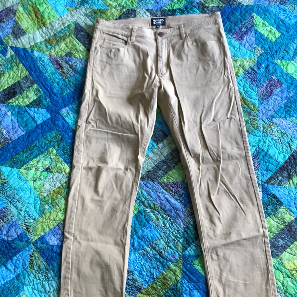36 Waters Army Pants Chinos Khaki Brushed Cotton Men’s